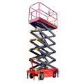 Load 350kg Trail-type small platform folding scissor lift with extension platform